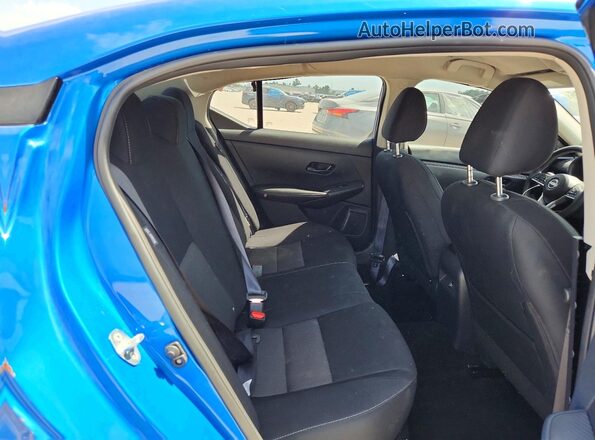 3N1AB8CV5SY396913 2025 NISSAN SENTRA Blue უკანა სავარძლების ხედი