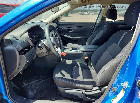 3N1AB8CV5SY396913 2025 NISSAN SENTRA Blue წინა სალონის ხედი
