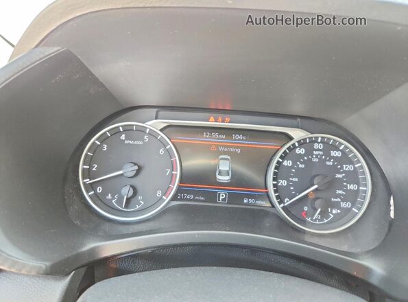 3N1AB8CV5SY396913 2025 NISSAN SENTRA Blue ხელსაწყოთა პანელის ხედი