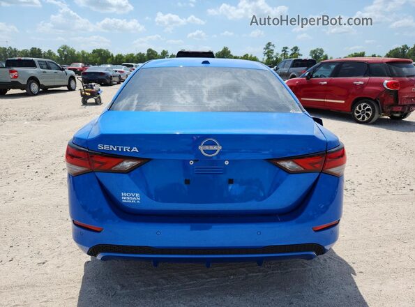 3N1AB8CV5SY396913 2025 NISSAN SENTRA Blue უკანა ხედი