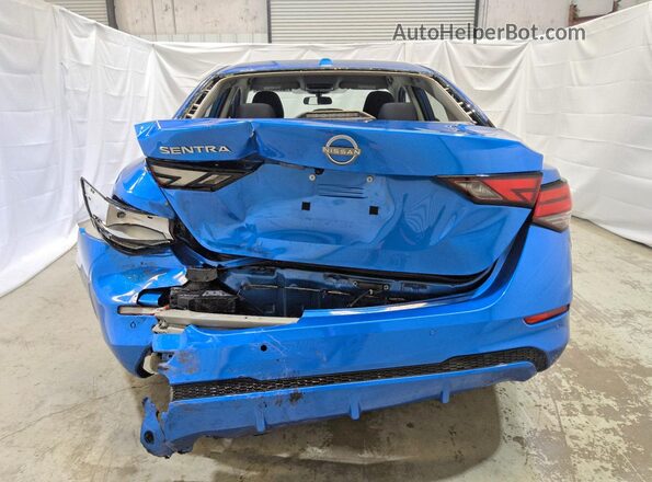 3N1AB8CV5SY401575 2025 NISSAN SENTRA Blue Widok z tyłu