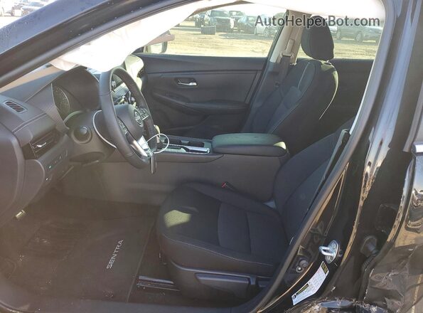 3N1AB8CV5SY412754 2025 NISSAN SENTRA Black წინა სალონის ხედი