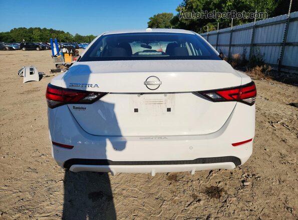 3N1AB8CV5SY428307 2025 NISSAN SENTRA White უკანა ხედი