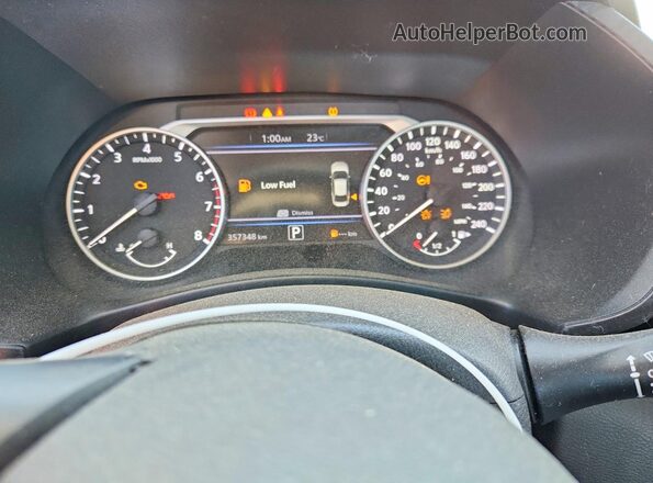 3N1AB8CV6LY211804 2020 NISSAN SENTRA Gray Vista del cuadro de instrumentos