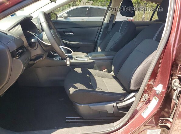 3N1AB8CV6LY275440 2020 NISSAN SENTRA Burgundy Widok wnętrza z przodu