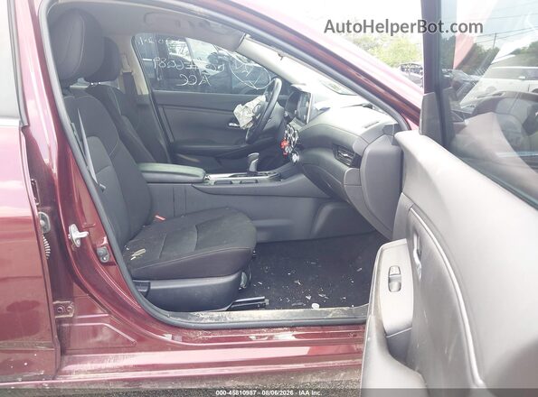 3N1AB8CV6LY285191 2020 NISSAN SENTRA Burgundy Front interior view