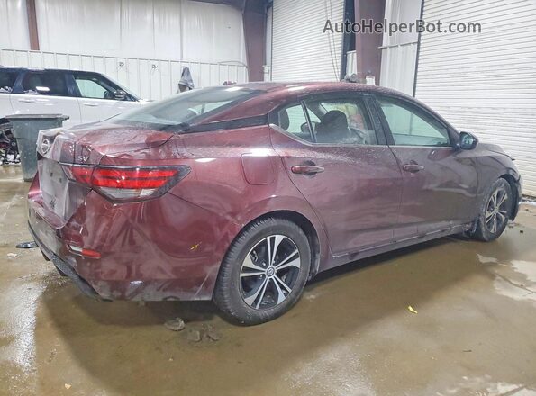 3N1AB8CV6MY210802 2021 NISSAN SENTRA Burgundy Rear right