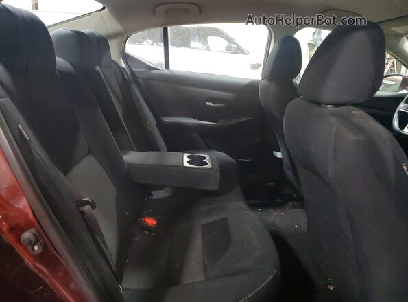 3N1AB8CV6MY210802 2021 NISSAN SENTRA Burgundy Rear seats view