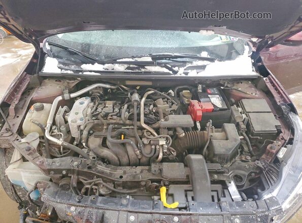3N1AB8CV6MY210802 2021 NISSAN SENTRA Burgundy Rear interior view
