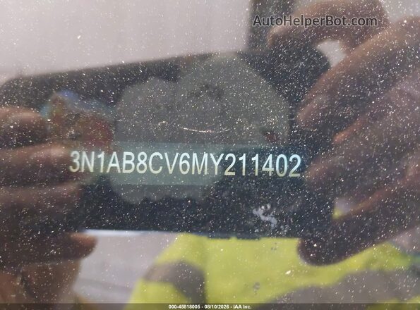 3N1AB8CV6MY211402 2021 NISSAN SENTRA Gray Engine compartment view