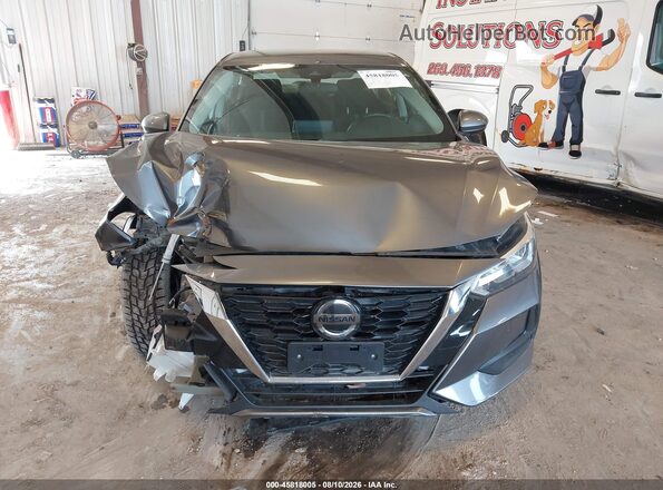 3N1AB8CV6MY211402 2021 NISSAN SENTRA Gray Instrument cluster view