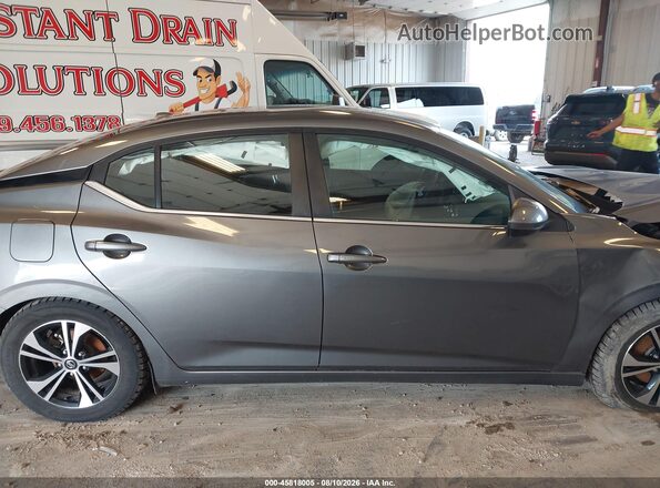 3N1AB8CV6MY211402 2021 NISSAN SENTRA Gray Rear interior view