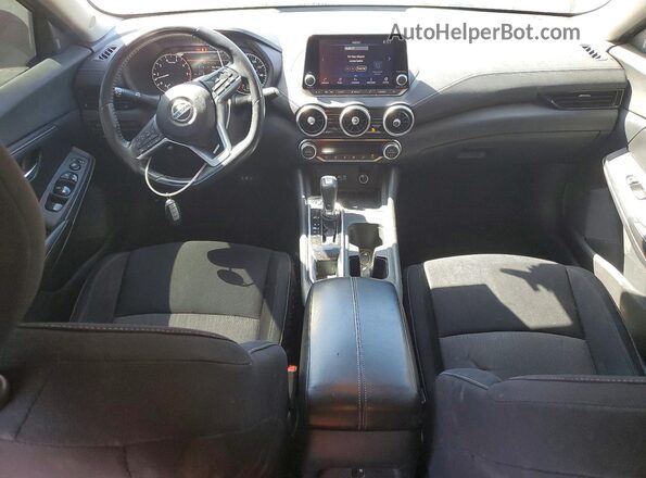 3N1AB8CV6MY245288 2021 NISSAN SENTRA Красный Вид панели приборов