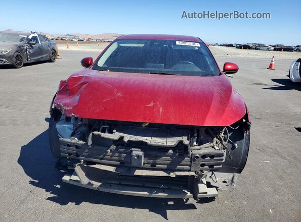 3N1AB8CV6MY245288 2021 NISSAN SENTRA Красный Вид спереди
