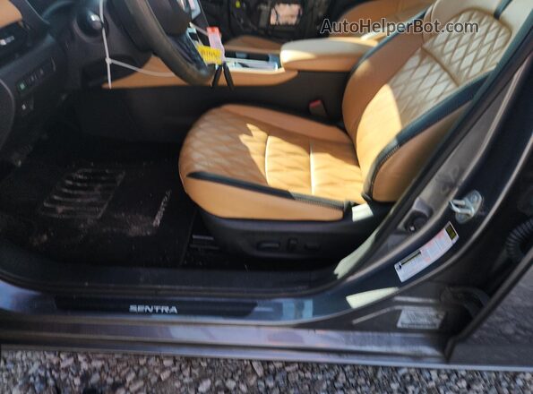 3N1AB8CV6MY247669 2021 NISSAN SENTRA Gray Вид салону спереду