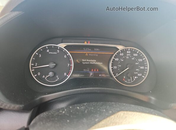 3N1AB8CV6MY247669 2021 NISSAN SENTRA Gray Вид щитка приладів