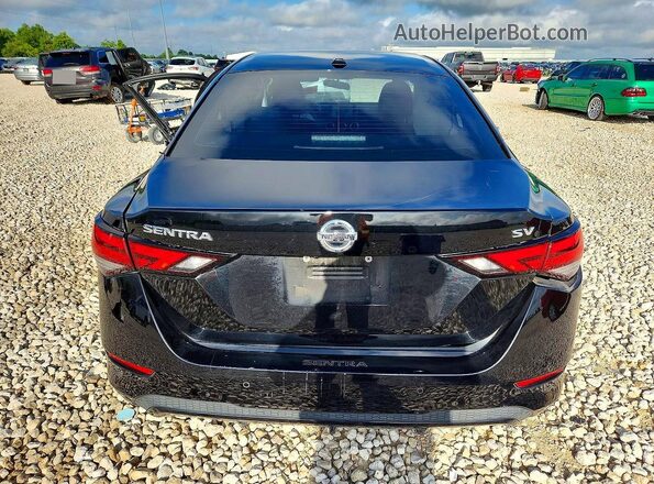 3N1AB8CV6MY253410 2021 NISSAN SENTRA Black Widok z tyłu