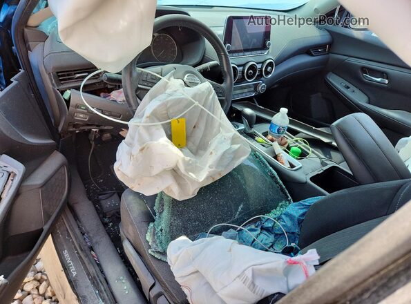 3N1AB8CV6MY253410 2021 NISSAN SENTRA Black Widok deski rozdzielczej