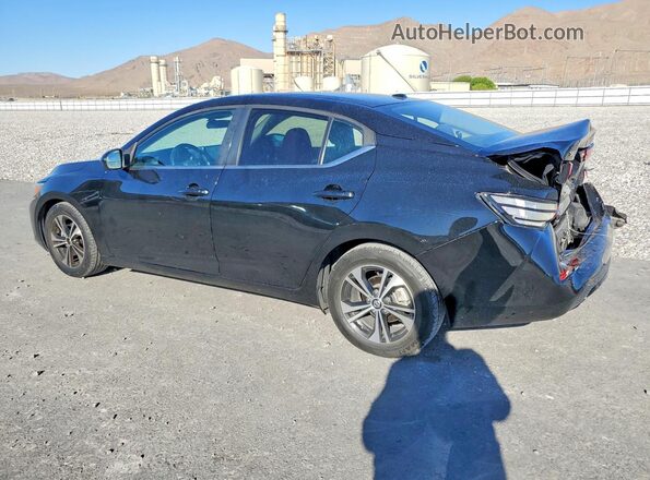 3N1AB8CV6MY296113 2021 NISSAN SENTRA Black Trasero izquierdo