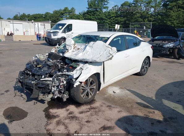 3N1AB8CV6MY297231 2021 NISSAN SENTRA White Передня ліва чверть