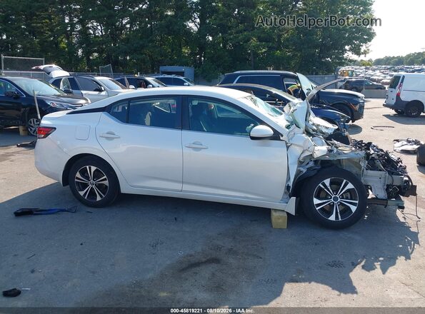 3N1AB8CV6MY297231 2021 NISSAN SENTRA White Вид задньої частини салону