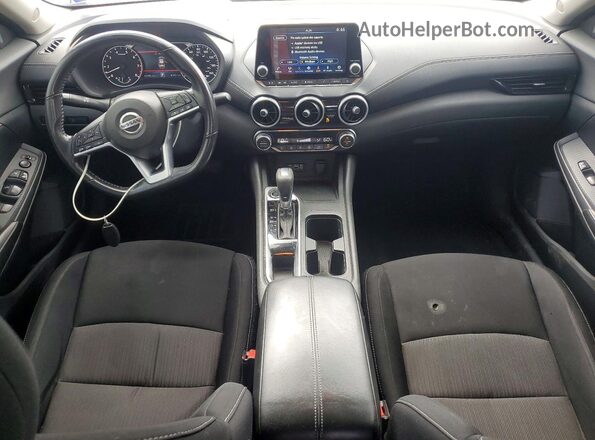 3N1AB8CV6MY300564 2021 NISSAN SENTRA Белый Вид панели приборов