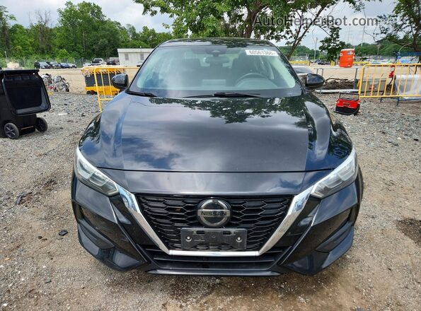 3N1AB8CV6MY307191 2021 NISSAN SENTRA Black Front view
