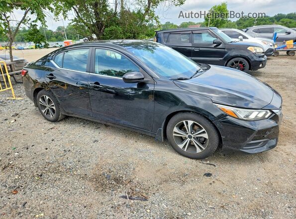 3N1AB8CV6MY307191 2021 NISSAN SENTRA Black Front right