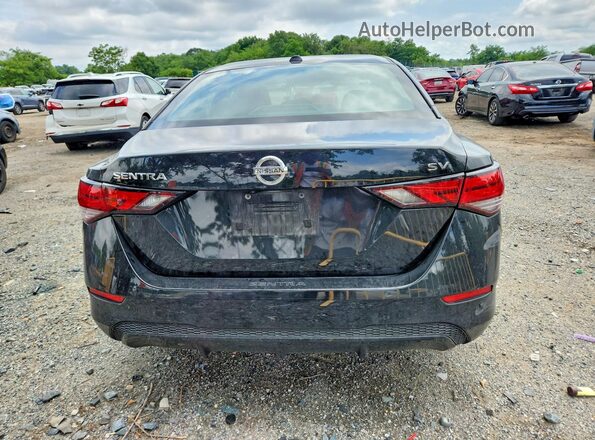 3N1AB8CV6MY307191 2021 NISSAN SENTRA Black Rear view