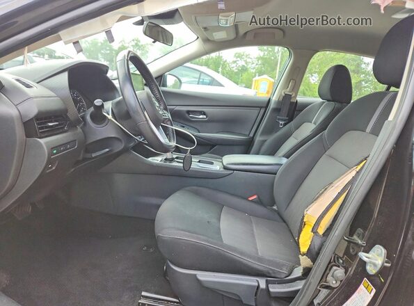3N1AB8CV6MY307191 2021 NISSAN SENTRA Black Front interior view