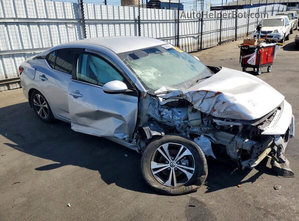 3N1AB8CV6MY312813 2021 NISSAN SENTRA Silver Delantero derecho