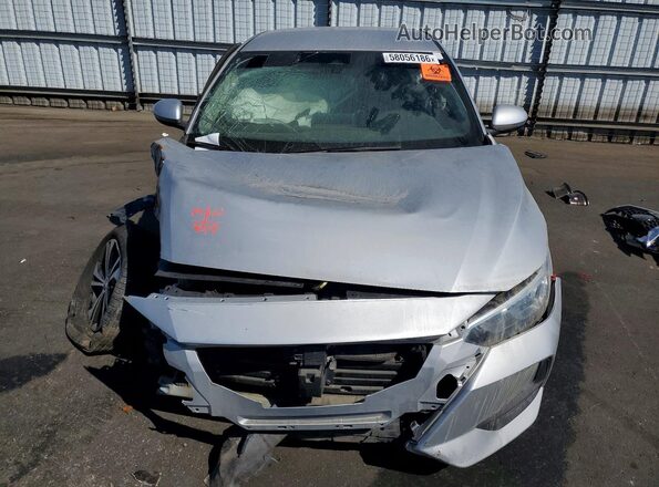 3N1AB8CV6MY312813 2021 NISSAN SENTRA Silver Vista frontal