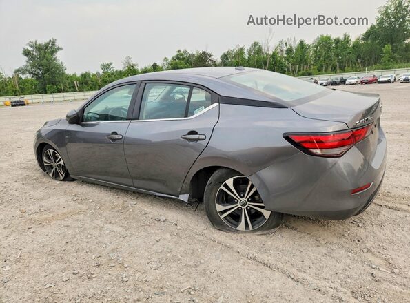 3N1AB8CV6NY256731 2022 NISSAN SENTRA Угольный Задняя левая четверть