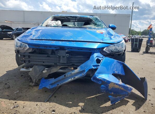 3N1AB8CV6NY314532 2022 NISSAN SENTRA Blue Front view