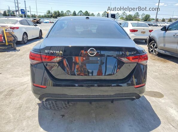 3N1AB8CV6PY270955 2023 NISSAN SENTRA Black Widok z tyłu