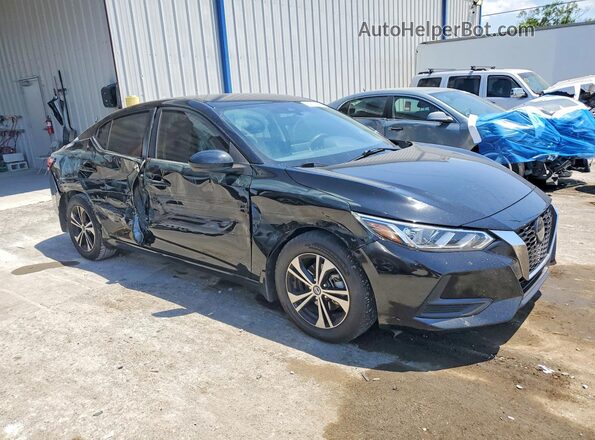 3N1AB8CV6PY270955 2023 NISSAN SENTRA Black Przód prawy