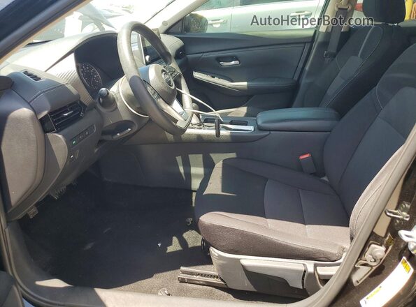 3N1AB8CV6PY270955 2023 NISSAN SENTRA Black Widok wnętrza z przodu
