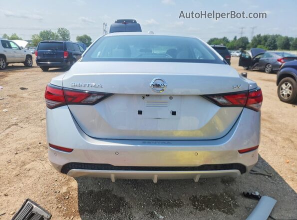 3N1AB8CV6PY310628 2023 NISSAN SENTRA Silver Widok z tyłu