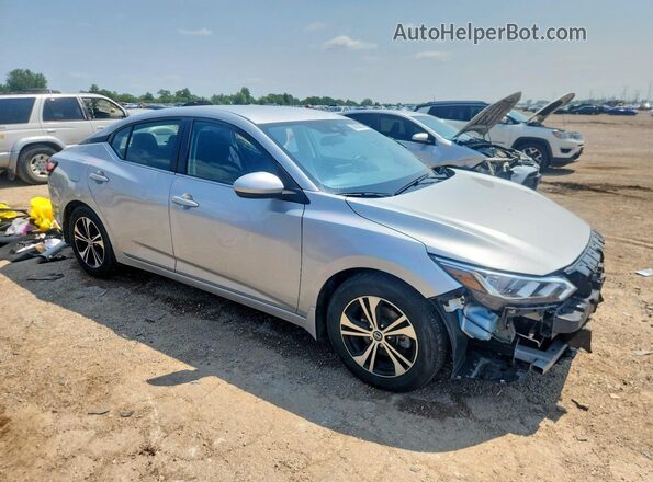 3N1AB8CV6PY310628 2023 NISSAN SENTRA Silver Przód prawy