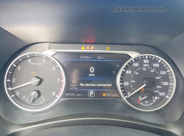 3N1AB8CV6RY259912 2024 NISSAN SENTRA Blue Սարքավորումների վահանակի տեսք