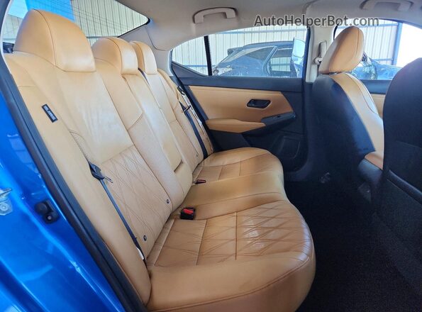 3N1AB8CV6SY281365 2025 NISSAN SENTRA Blue უკანა სავარძლების ხედი