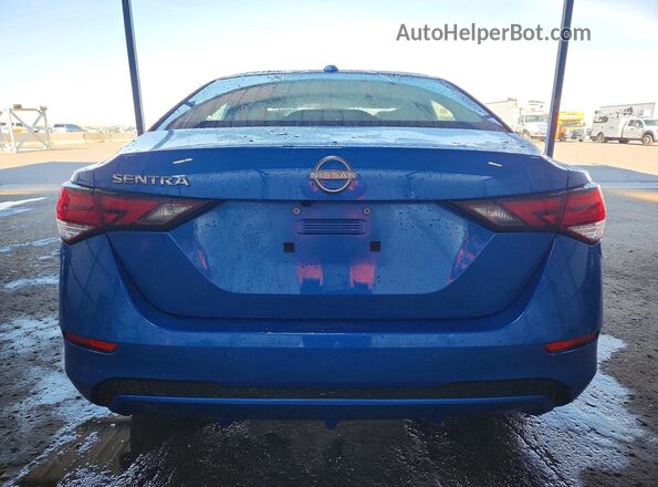 3N1AB8CV6SY281365 2025 NISSAN SENTRA Blue უკანა ხედი