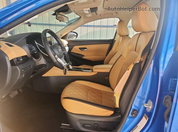 3N1AB8CV6SY281365 2025 NISSAN SENTRA Blue სალონის 360-გრადუსიანი ხედი