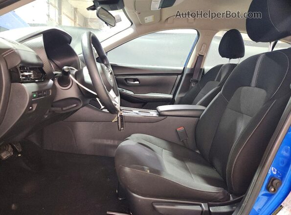 3N1AB8CV6SY291961 2025 NISSAN SENTRA Blue წინა სალონის ხედი
