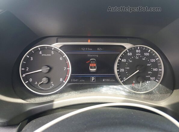 3N1AB8CV6SY319306 2025 NISSAN SENTRA Black Widok zestawu wskaźników