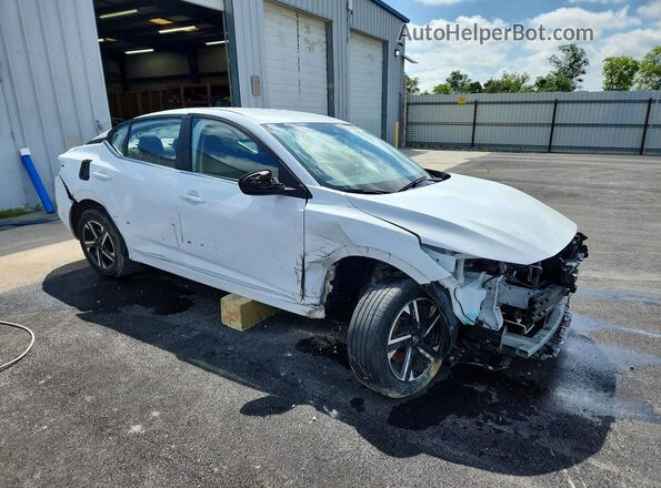 3N1AB8CV6SY323551 2025 NISSAN SENTRA Белый Передняя правая четверть