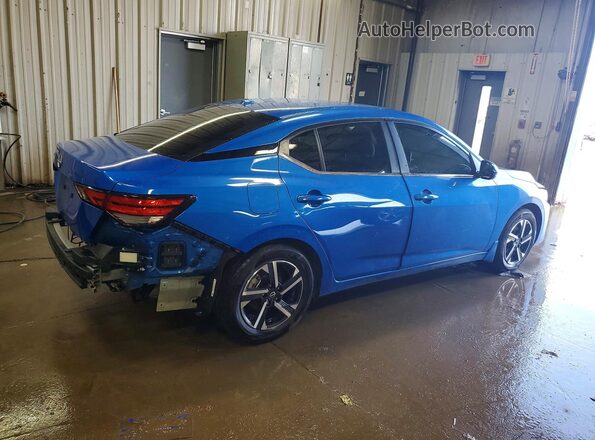 3N1AB8CV6SY361409 2025 NISSAN SENTRA Синий Задняя правая четверть