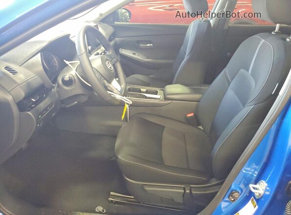 3N1AB8CV6SY361409 2025 NISSAN SENTRA Синий Вид салона спереди