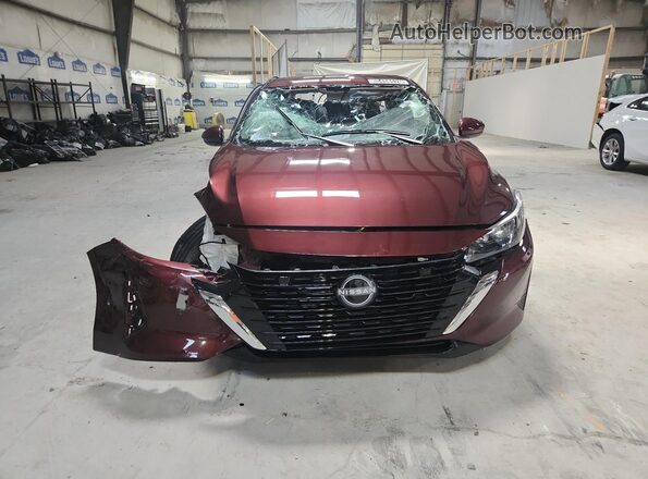 3N1AB8CV6SY362043 2025 NISSAN SENTRA Burgundy Vista interior de 360 grados