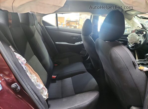 3N1AB8CV6SY362043 2025 NISSAN SENTRA Burgundy Vista de los asientos traseros